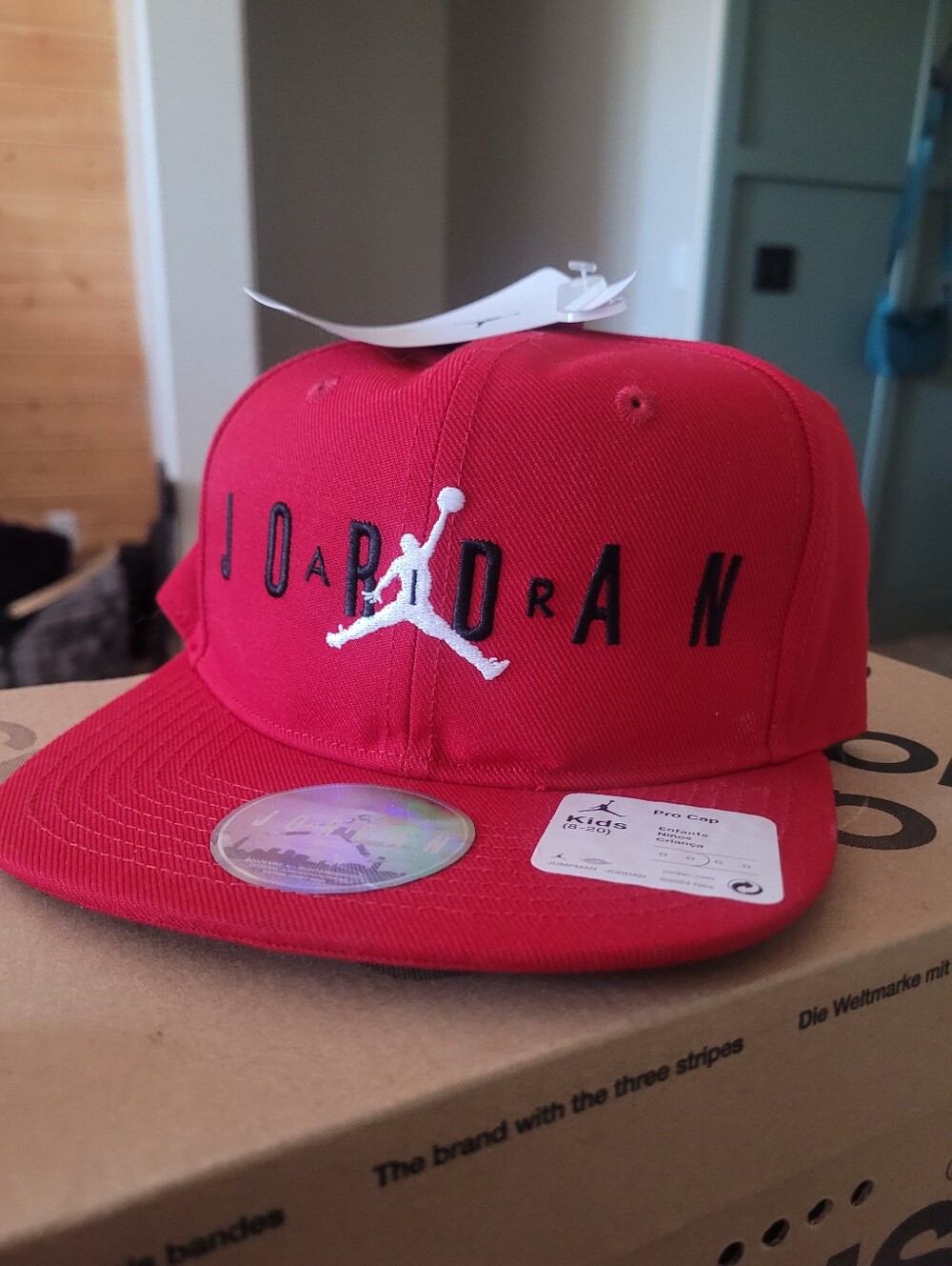 Nike Jordan Jumpman Air Snapback Hat Red Youth NWT